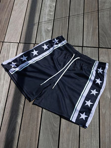 Pantalones Cortos Casuales para Hombre 2025, Pantalones de Playa, Pantalones de Baño, Pantalones Deportivos con Estampado de Estrellas a Rayas, Secado Rápido, Uso Diario, Textura Suave - Product Image 1