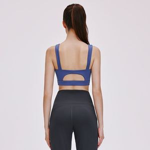 Sujetador deportivo para mujer de calidad superior, venta al por mayor de fábrica, OEM, Odm, transpirable, Spandex, nailon, cómodo, elegante, ropa deportiva - Product Image 3