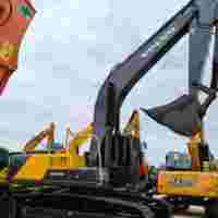 Excavatrice sur chenilles d'occasion Volvo EC290, grande excavatrice hydraulique de 29 tonnes, modèles EC290, EC300, EC350 à vendre avec attache rapide hydraulique