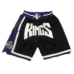 Shorts de basket-ball pour hommes en maille respirante, personnalisés, bon marché, vente en gros, design tendance - Product Image 4