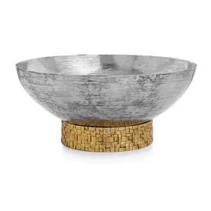 Última llegada al por mayor nuevo diseño de aluminio fruta chocolate servir tazón conjunto popular aspecto de metal gran oferta para compradores comerciales - Product Image 1