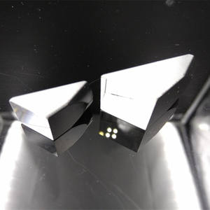 광학 이미징 및 항공우주 광학용 K9/BK7/융합 실리카 소재 및 AR 코팅을 사용한 반오각형 프리즘 - Product Image 1