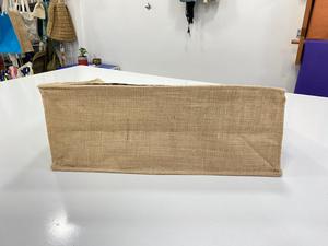 ถุงผ้าแคนวาสผ้าฝ้ายเป็นมิตรกับสิ่งแวดล้อมถุงผ้าปอกระเจาพิมพ์ลายตามสั่ง - Product Image 5