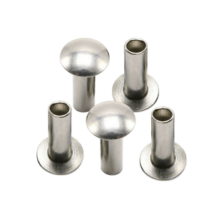 Prêt à expédier Rivets tubulaires à tête bombée creuse Rivets semi-tubulaires en acier inoxydable Bon prix Fabricant d'attaches du Vietnam - Product Image 5