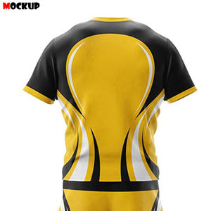 ชุดยูนิฟอร์มรักบี้แบบซับลิเมชั่นทีมสั่งทำพิเศษ ปี 2026 สำหรับผู้ชายและผู้หญิง ผ้าโพลีเอสเตอร์แห้งเร็ว ระบายอากาศได้ดี ชุดกีฬารักบี้ - Product Image 5