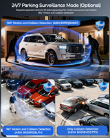 Caméra embarquée STARVIS 2 5G WiFi Mini DVR de voiture cachée Vision nocturne Avant et arrière 4K Écran tactile 4 pouces Double Mini DVR de voiture caché