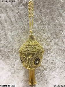 กระเป๋าคลัทช์โลหะทำด้วยมือจากดีไซเนอร์สำหรับเจ้าสาวเครื่องประดับผู้หญิงมีสไตล์ - Product Image 4