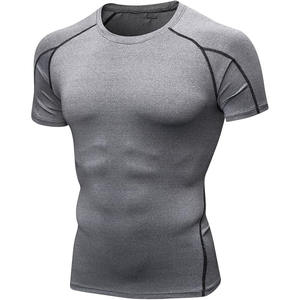 Camisetas de Compresión de Alta Calidad en Oferta, Unisex, Ligeras, de Secado Rápido, Transpirables, Antibacterianas, Cómodas, para Gimnasio y Deportes - Product Image 1