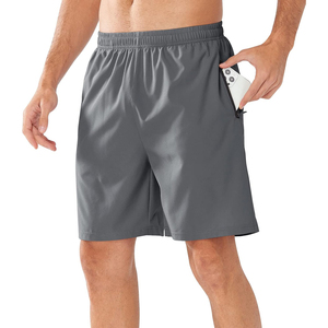 Pantalones cortos transpirables de alta calidad para hombre, pantalones cortos informales para gimnasio, nuevo diseño, pantalones cortos para correr, bolsillos en la cintura elástica - Product Image 3