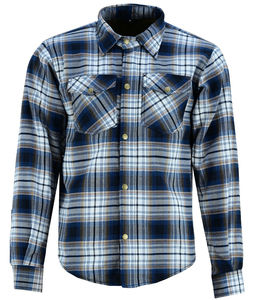 Meilleures chemises en flanelle pour hommes Poches zippées Conception à carreaux à la mode pour l'hiver Été Moto Protection Plus Size Respirant - Product Image 5