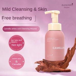 BANGWEI - Limpiador Facial de Lujo Coreano con Aminoácidos de Camelia, <span class=keywords><strong>Limpieza</strong></span> Suave para Piel con Acné, Control de Grasa, Productos de Belleza para el Cuidado de la Piel, Mousse Limpiador Facial - Product Image 3