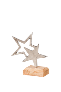 Diseño en forma de corazón con acabado plateado, escultura artesanal de Metal moderno, escultura de mesa artística para decoración del hogar - Product Image 3