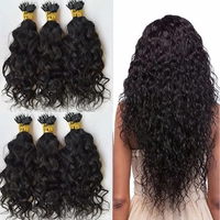 Extensions de cheveux bouclés Nano Tip en cheveux indiens Remy de qualité supérieure, approvisionnement en vrac, fixation Micro-Link, double trame, sans produits chimiques, toutes utilisations