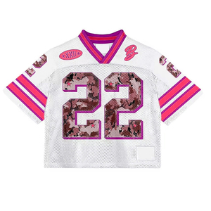 Wholesale Manufacturer Custom Sublimation Boxy American Football Jersey Breathable Quick Dry Oversized <b>Short</b> <b>Mesh</b> T-Shirts - Product Image 1