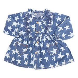 เสื้อยีนส์เด็กผู้หญิง - สีฟ้า - Product Image 3