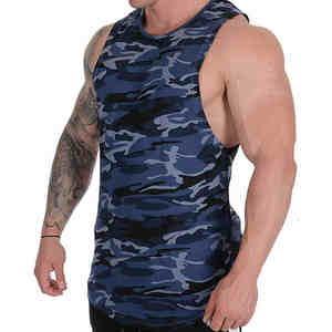 Singlet de sport pour hommes, débardeur de musculation personnalisé, haut respirant de haute qualité sans manches - Product Image 1