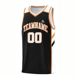 Maillot de basket-ball pour hommes de haute qualité, imprimé, personnalisable, en maille respirante, écologique, à séchage rapide - Product Image 3