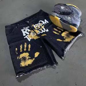 Pantalones cortos de moda para hombres Diseño de verano bordado personalizado OEM para ventas a granel o de comercio electrónico - Product Image 4