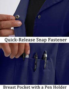 Venta caliente sarga algodón Doctor abrigo Hospital uniformes disfraces transpirable médico Dental laboratorio abrigos OEM al por mayor abrigos de moda - Product Image 4