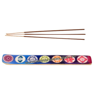 Gran oferta de soporte de palo de incienso de madera de siete Chakras para decoración del hogar meditación Yoga relajación - Product Image 2