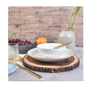 Nouvellement artisanat assiettes de chargeur en bois fruits servant des plats ronds avec le meilleur prix assiette de Charge de salle à manger de mariage - Product Image 1