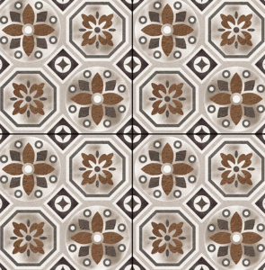 Serie marroquí Azulejos de cerámica vitrificados esmaltados de 600x600mm Diseño atractivo y color utilizado para la función antideslizante de comedor - Product Image 3