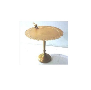 Buen vendedor Placa de boda soporte para pastel 3 niveles acabado antiguo soporte de pastel de Metal fabricación decorativa de la India - Product Image 3