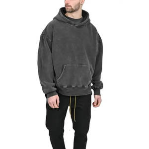 เสื้อฮู้ด400gsm โอเวอร์ไซส์ผ้าคอตตอน100% เสื้อฮู้ดและสเวตเชิ้ตสำหรับผู้ชายทรงโอเวอร์ไซส์กำหนดเองได้ - Product Image 6