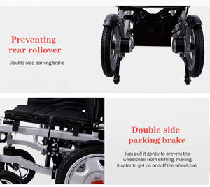 Fauteuil roulant électrique pliable léger avec assistance mobile à batterie au lithium facile à transporter - Product Image 5