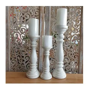 Fuente de producto hecho a mano DIY SCI indio de alta calidad hecho en India madera de corteza de alto grado para decoración de mesa con portavelas