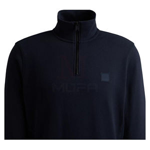 Vente en gros 2024 sweat-shirt en coton demi-quart personnalisé col haut à manches longues teint uni dans toutes les couleurs pour l'hiver - Product Image 2