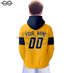 Sudaderas con capucha de hockey sobre hielo personalizadas Ropa personalizada con cualquier nombre Número Sudaderas de hockey Hombres Mujeres Deportes juveniles - Product Image 4