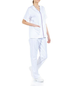 Tissu de maillot unisexe personnalisé pour femmes ensembles d'uniformes chirurgicaux à manches courtes pour l'été vêtements de travail en soins infirmiers cliniques hospitaliers - Product Image 5