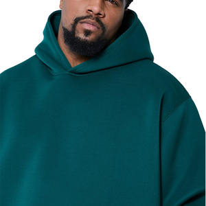 Calidad Premium Hombres Bosque Verde Color Hombres Tallas grandes Sudadera con capucha básica para la venta Hombres Venta al por mayor Sudaderas con capucha baratas - Product Image 5
