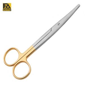 กรรไกรสแตนเลสเกรดอุตสาหกรรม Mayo (stile) รุ่น TC ใบมีดตรง (ใบมีดตรง) ด้ามจับสีเงิน - Product Image 2