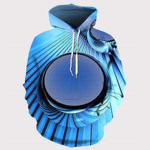 2025 Nueva Sudadera con capucha geométrica con estampado 3D, sudadera informal de manga larga, Sudadera con capucha para hombre, Sudadera con capucha de bola de acero - Product Image 6