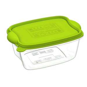 Modern Rectangle Food Container (1Lt)-Home <b>Kitchen</b> <b>Storage</b> Microwavable Food Grade Plastic 5kg Load PP Material - Product Image 1