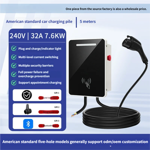 Cargador de Vehículos Eléctricos Certificado Nuevo de 7.6/9.6/11.5kW Tipo 1 Nivel 2 OCPP, Estación de Carga Inteligente de Pared para Hogar y Comercio - Product Image 4