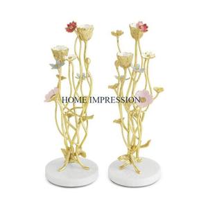 Floreros de aluminio antiguos Juego de 2 forma personalizada Decoración de mesa superventas Floreros y macetas para uso en restaurante - Product Image 6