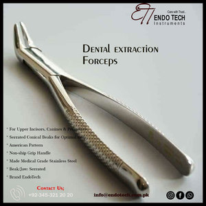 Acier inoxydable No.103 B8 pince d'extraction dentaire Instrument manuel pour incisive inférieure prémolaire motif anglais - Product Image 6