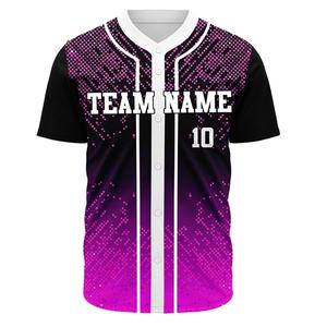 Camiseta de Béisbol Sublimada de Alta Calidad, Manga Corta, 100% Poliéster, Transpirable, de Secado Rápido, Tallas Grandes, Unisex, con Logotipo Personalizable - Product Image 1
