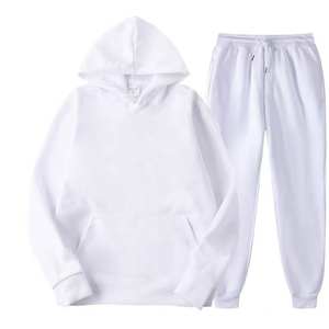 Ensemble de survêtement unisexe coupe-vent en coton écologique avec sweat à capuche et pantalon de jogging pour homme – Grande Vente - Product Image 4