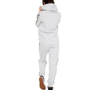 Chándal personalizado de algodón vintage con lavado ácido, conjunto de chándal con capucha y Jogger, pantalones de chándal de dos piezas, chándal para mujer - Product Image 5