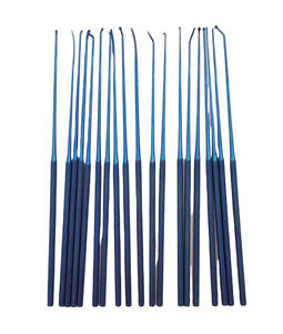 Instruments chirurgicaux dentaires originaux de dissecteur micro de titane bleu de Rhoton version augmentée - Product Image 3