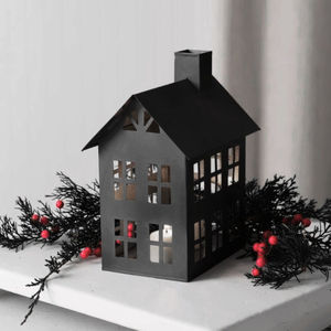 Artisanat vintage en fer galvanisé Maison de Noël 100 pièces Décoration écologique personnalisable pour la maison Fête de vacances - Product Image 2