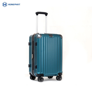 Fournitures d'usine 100% Abs Pc 615 Bagages personnalisés Plusieurs couleurs Valise de luxe Chariot en aluminium Hung Phat Fabricant - Product Image 1