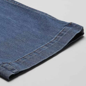 Cotton High Quality Vintage Distressed Wash Breathable Eco-Friendly Casual Comfortable Mid Waist Regular Fit Denim <b>Jeans</b> Women's - Product Image 6