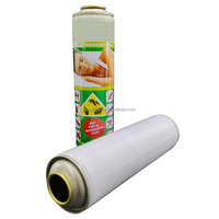 Boîte aérosol vide de 52 mm de diamètre pour insecticide, laquée or à l'intérieur avec valve aérosol