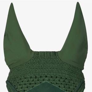 Voile anti-mouches en maille de haute qualité, vente chaude, fournitures équestres en gros, bonnet d'oreille pour cheval, prix, nouveau design - Product Image 5