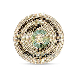 Best Selling Handmade Woven Natural Round <b>Seagrass</b> Water Hyacinth <b>Placemat</b> Braided Straw <b>Placemats</b> for Dining Table - Product Image 2